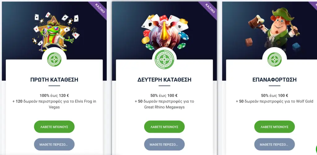 Προσφορές μπόνους 20Bet: 100% bonus καλωσορίσματος έως €120