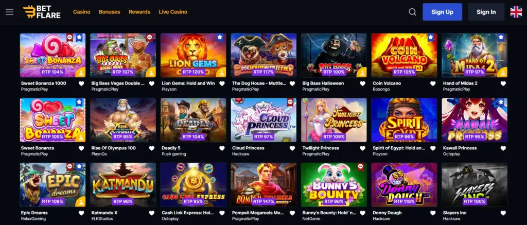 Αξιολόγηση Betflare Casino